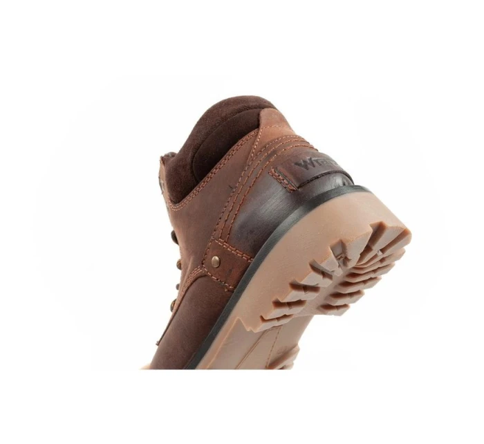 Wrangler Yuma pánské boty sobolí boty elegantní kožené boty tmavě hnědé