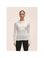 Dámské tričko Casall Maze Long Sleeve, bílé Dámské tričko Casall Maze Long Sleeve, bílé