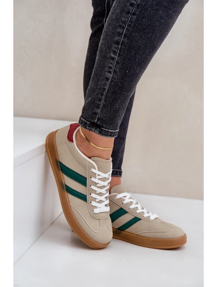Dámské Nízké Tenisky Béžové Ennorwen