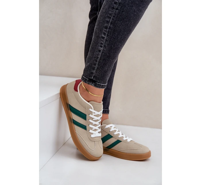 Dámské Nízké Tenisky Béžové Ennorwen