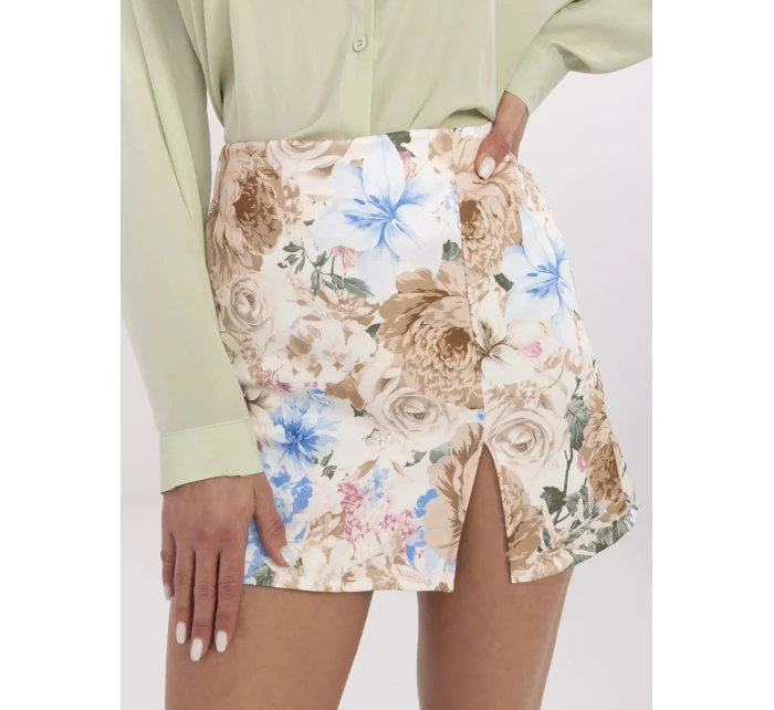 Sukně DHJ SD model 21021816 béžová - FPrice Sukně DHJ SD model 21021816 béžová - FPrice