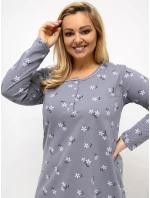 DU KN noční košile FP 606.09 tmavě šedá