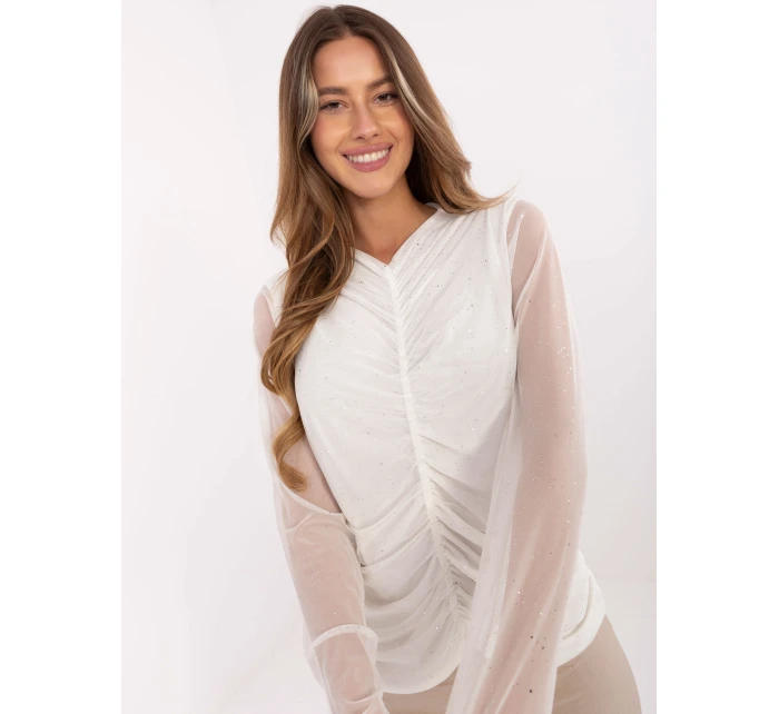 Bluzka IT BZ model 21480384 biały - FPrice Bluzka IT BZ model 21480384 biały - FPrice