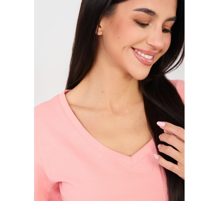 T shirt RV TS model 21888890 brzoskwiniowy - FPrice T shirt RV TS model 21888890 brzoskwiniowy - FPrice