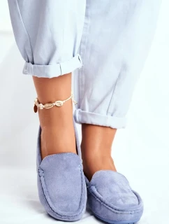 Dámské Semišové Mokasíny Modré model 19938609 - Kesi