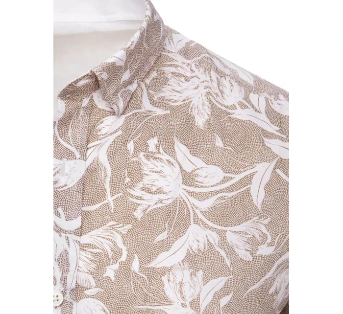 Pánská hnědá košile Dstreet model 21966525 - FashionStreet