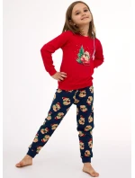 Cornette Dětské dívčí pyžamo 594/186 Teddy length/r Christmas 86-128 Cornette Dětské dívčí pyžamo 594/186 Teddy length/r Christmas 86-128