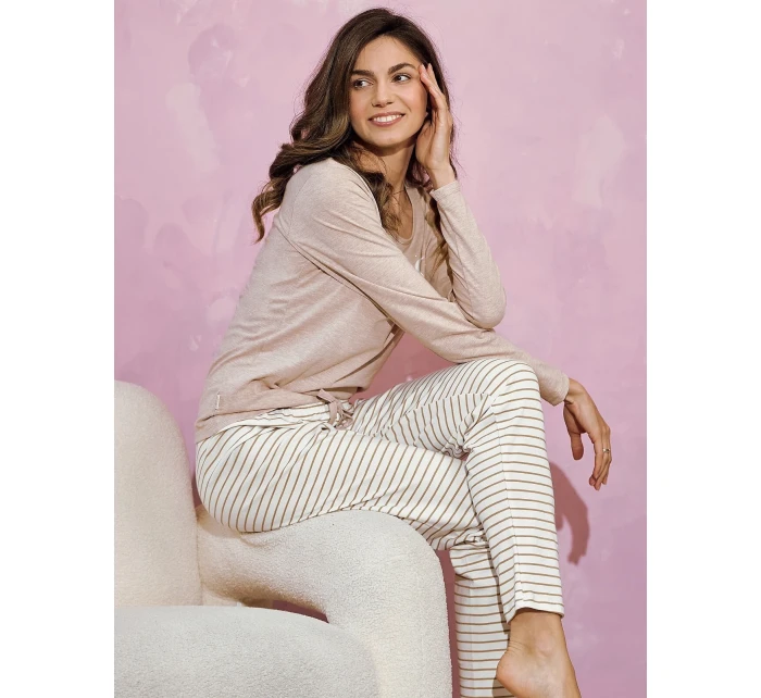 Taro Gina 3246 long/r S-XL Z24/25 dámské pyžamo