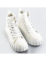 Bílé šněrovací boty (XA060)