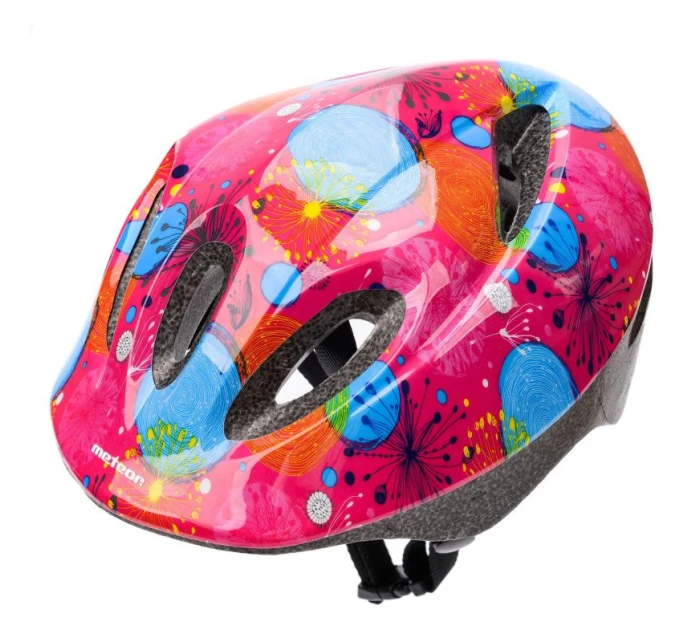 Cyklistická přilba model 21340411 růžová - Meteor