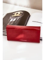 Eko Kožená Hladká Dámská Peněženka Červená Erolia Eko Kožená Hladká Dámská Peněženka Červená Erolia