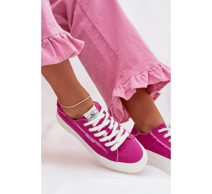 Dámské tenisky na platformě O`NEILL SPINNA C WOMEN LOW 90261009.06R Fuchsiová