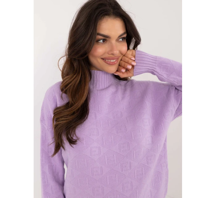 Jumper AT SW model 20509626 světle fialový - FPrice Jumper AT SW model 20509626 světle fialový - FPrice