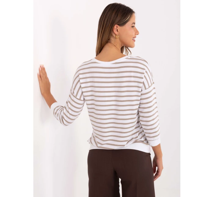 Bluzka RV BZ model 21319962 biało beżowy - FPrice