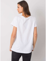 Bílé tričko s nápisem