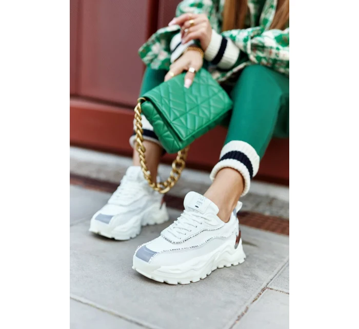 Dámské Sportovní Obuv Cross Jeans II2R4017C Bílé