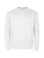 Crew mikina unisex bílá