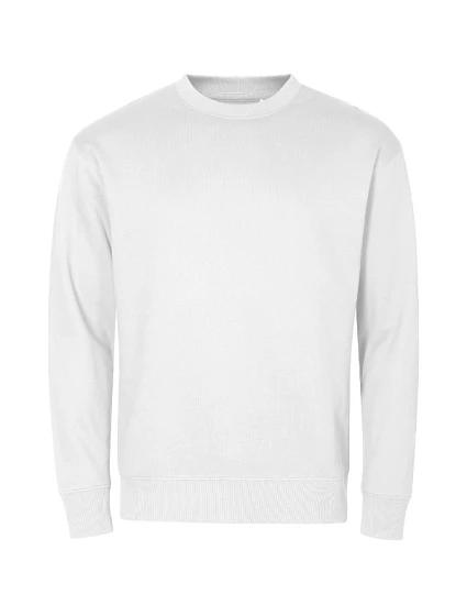 Crew mikina unisex bílá