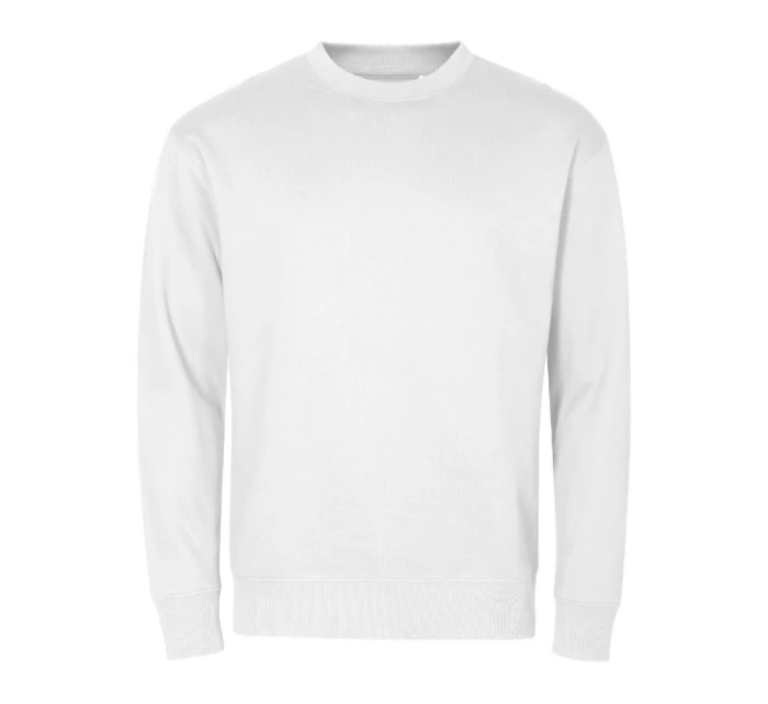 Crew mikina unisex bílá