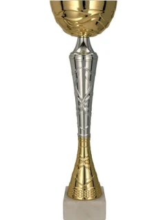 Zlatý a stříbrný kovový pohár TUMA S