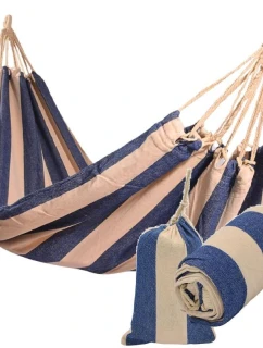 ZAHRADNÍ HAMMAK 1 OSOBNÍ 200x100 cm S PŘIKRÝVKOU 1064024