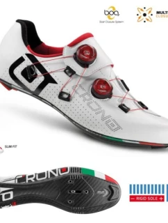 CRONO silniční obuv CR-1 bílá 41 karbonová