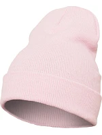 Dlouhá pletená čepice baby pink model 22478661 - Flexfit Dlouhá pletená čepice baby pink model 22478661 - Flexfit