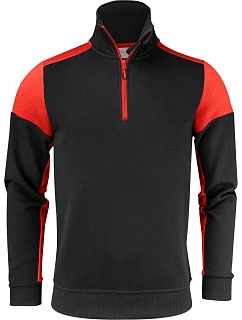 Prime Sweater Mikina s 1/4 zipem black/red model 22453130 - Printer