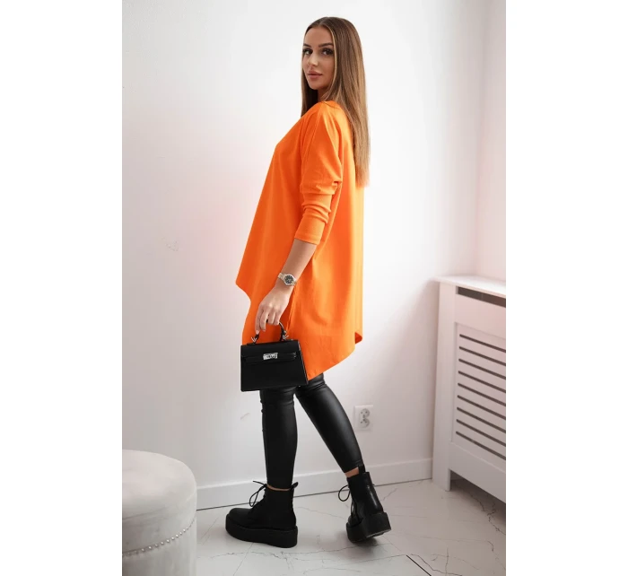 Oversize halenka oranžová