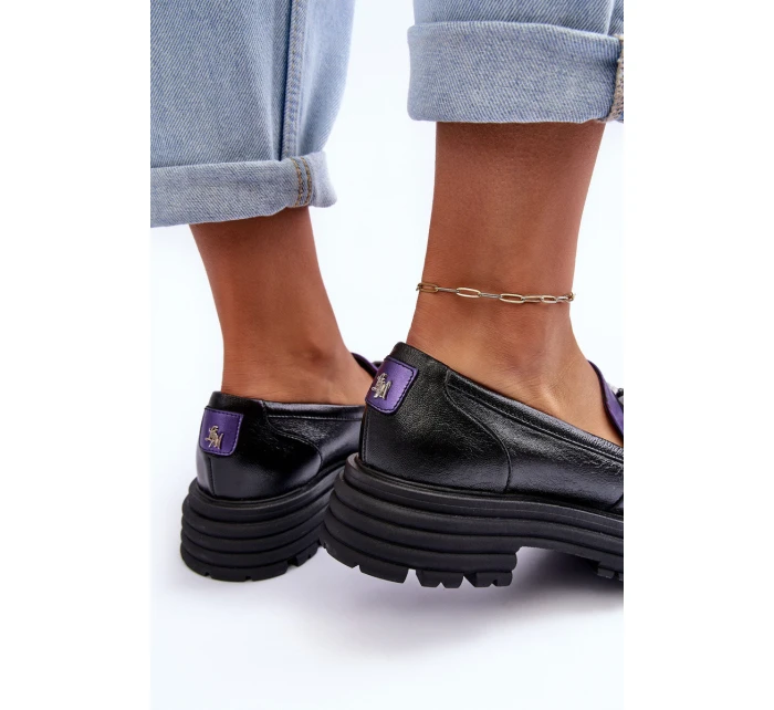 Dámské Kožené na Plochém Podpatku model 21634881 - Laura Messi