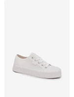 Dámské Textilní Tenisky Na Platformě Big Star model 21694349 Bílé - Big Star Shoes Dámské Textilní Tenisky Na Platformě Big Star model 21694349 Bílé - Big Star Shoes