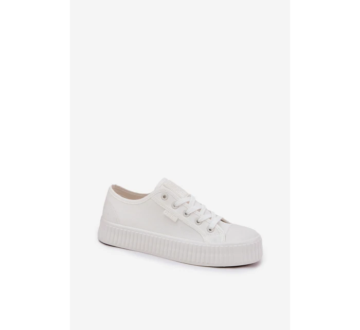 Dámské Textilní Tenisky Na Platformě Big Star model 21694349 Bílé - Big Star Shoes Dámské Textilní Tenisky Na Platformě Big Star model 21694349 Bílé - Big Star Shoes