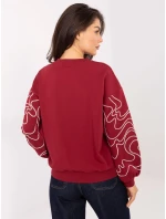 Bluzka RV BZ model 21393119 bordowy - FPrice Bluzka RV BZ model 21393119 bordowy - FPrice