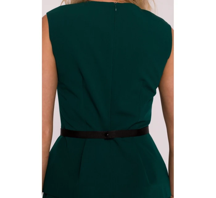 S427 Peplum šaty - zelené S427 Peplum šaty - zelené