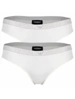 Dámské kalhotky 2PACK 163334 3F223 09210 ecru - Emporio Armani