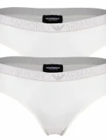 Dámské kalhotky 2PACK 163334 3F223 09210 ecru - Emporio Armani