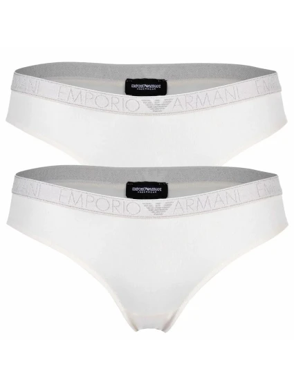 Dámské kalhotky 2PACK 163334 3F223 09210 ecru - Emporio Armani