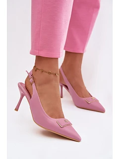 Dámské sandály Lurella 55-A62 růžové - Givana