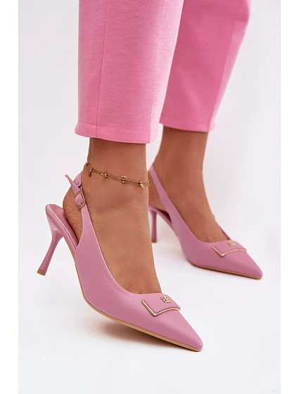 Dámské sandály Lurella 55-A62 růžové - Givana