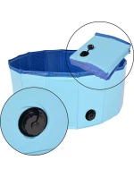 SKLÁDACÍ ZAHRADNÍ BAZÉN PRO PSY 80X30CM SASKA GARDEN