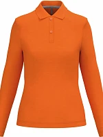 Kariban K 244 Dámské piqué polo s dlouhým rukávem 20.K244 orange