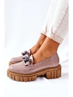 Dámské Boty Kůže Cappuccino model 21561812 - Laura Messi