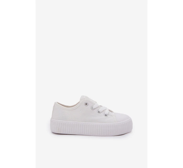 Dětské Šněrovací Boty Big Star model 21693054 Bílé - Big Star Shoes Dětské Šněrovací Boty Big Star model 21693054 Bílé - Big Star Shoes