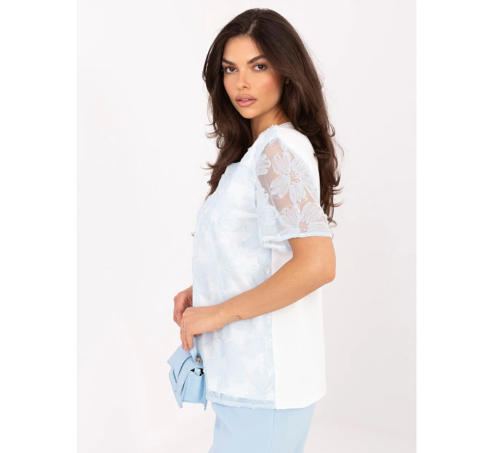 Bluzka LK BZ model 22120689 jasny niebieski - FPrice