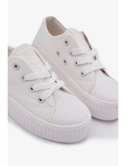 Dětské plátěné tenisky Big Star - bílé Dětské plátěné tenisky Big Star - bílé