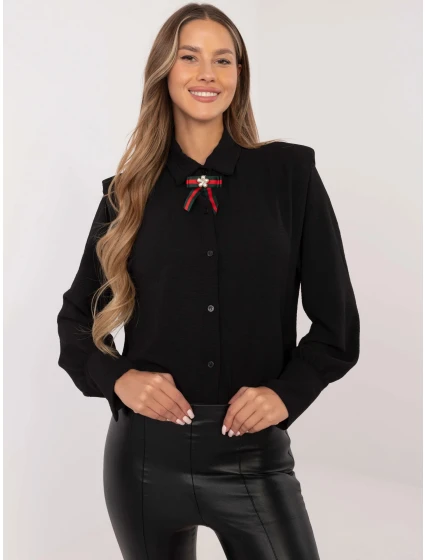 Dámská košile MI košile KS model 21269938 Černá - FPrice Dámská košile MI košile KS model 21269938 Černá - FPrice