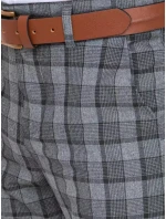 Pánské tmavě šedé kalhoty model 21965093 - Dstreet