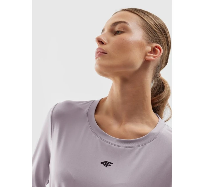 Dámské rychleschnoucí tenké tréninkové tričko s dlouhým rukávem 4F Dámské rychleschnoucí tenké tréninkové tričko s dlouhým rukávem 4F