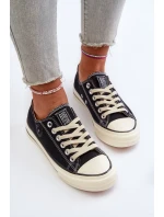 Nízké Dámské Tenisky Big Star model 21654809 Černé - Big Star Shoes