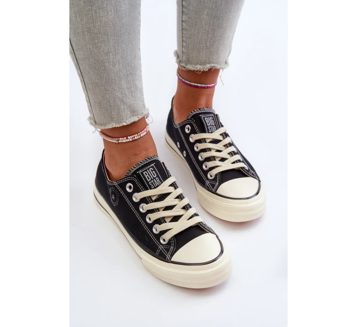 Nízké Dámské Tenisky Big Star model 21654809 Černé - Big Star Shoes